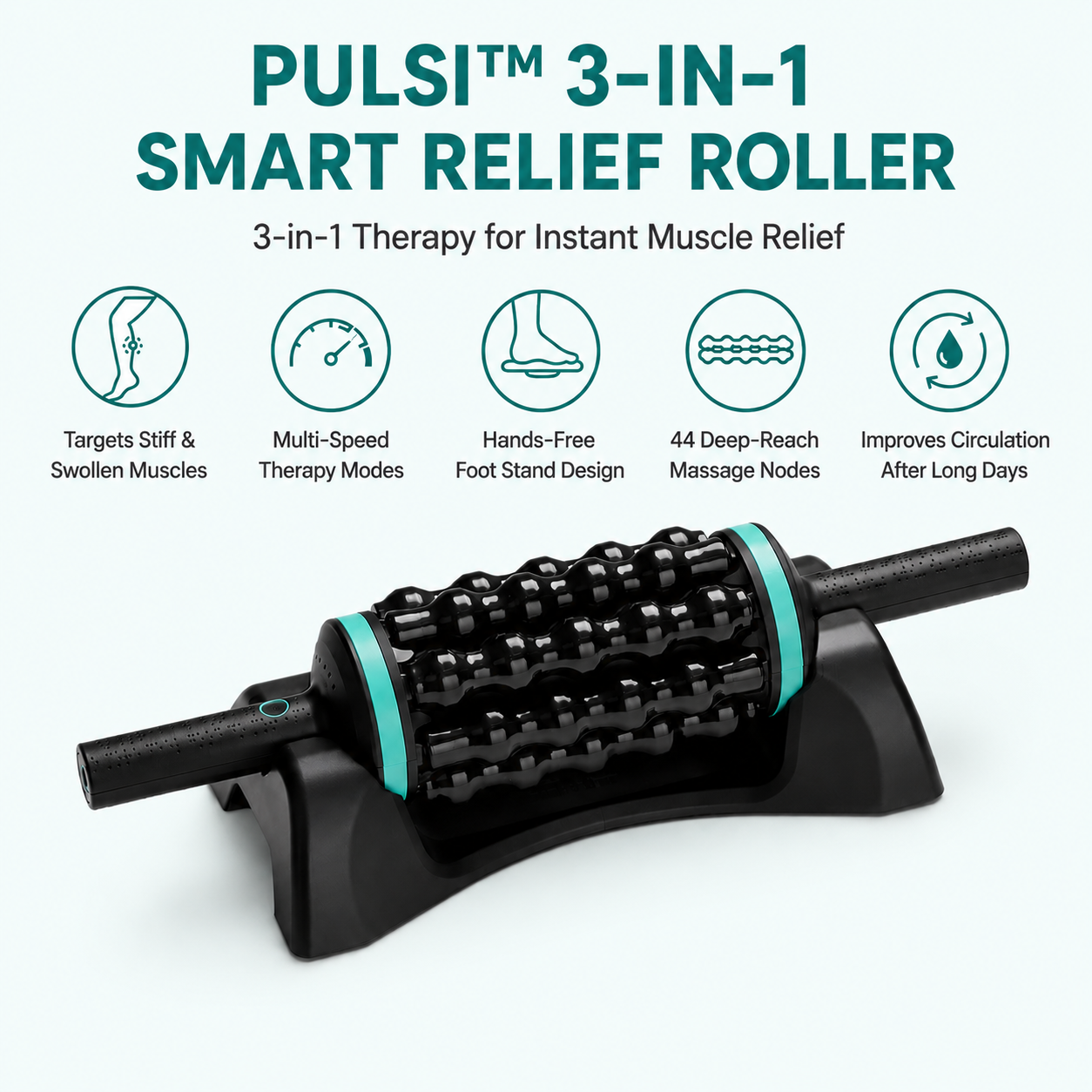 Pulsi™ Rolling Powered Massager