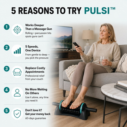 Pulsi™ Rolling Powered Massager